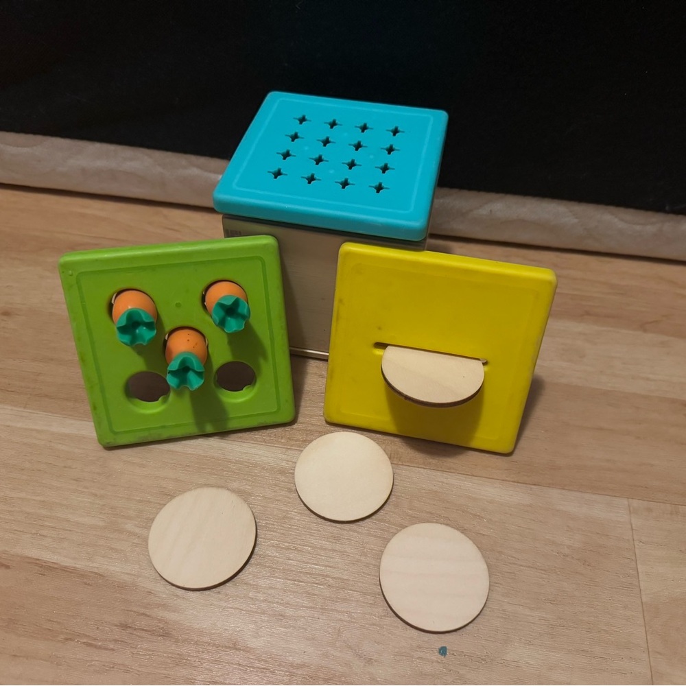 Lovevery Colorful Wooden Shape Sorting Toy